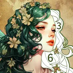 花花填色