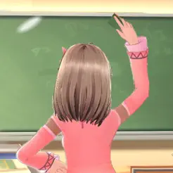 女神擦黑‪板‬